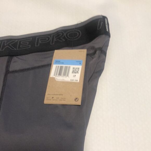 Nike Tights Mens Medium Gray - Picture 2 of 3